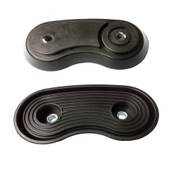 rubber vibration isolator,balck