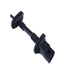 Long corrugated rubber wiring harness gaiter, one-piece molded rubber protective boot for auto wire connector assembly